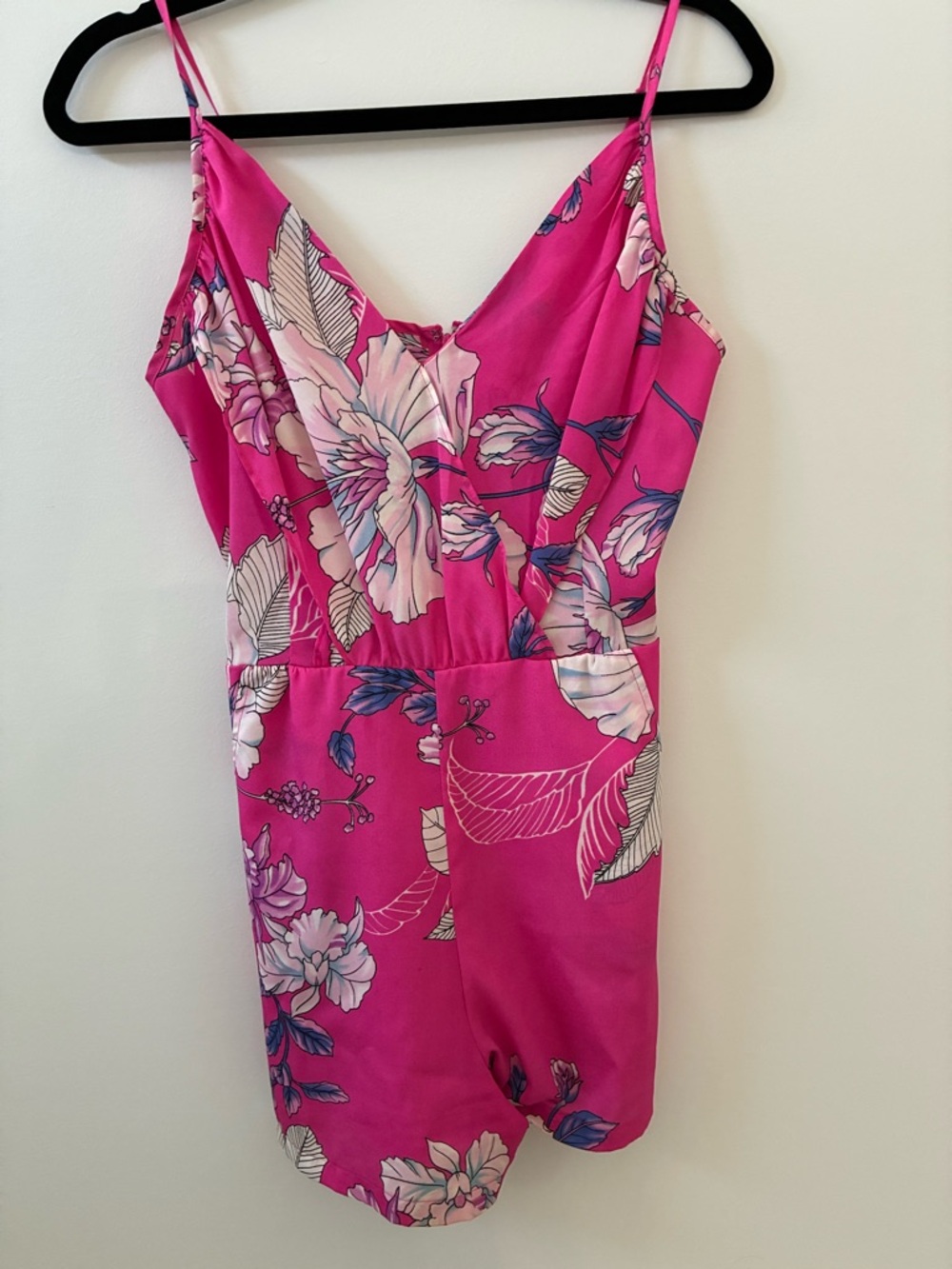 Yumi Kim Bright Pink Floral Slip Dress